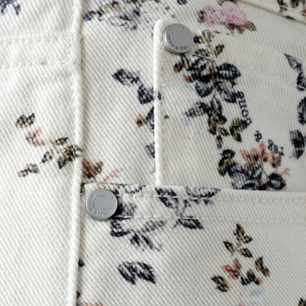 Rag & Bone Micro Floral Boy Jean - Picture 3 of 4